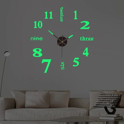 TimeScape™ 3D Wall Decal Decorative Clock