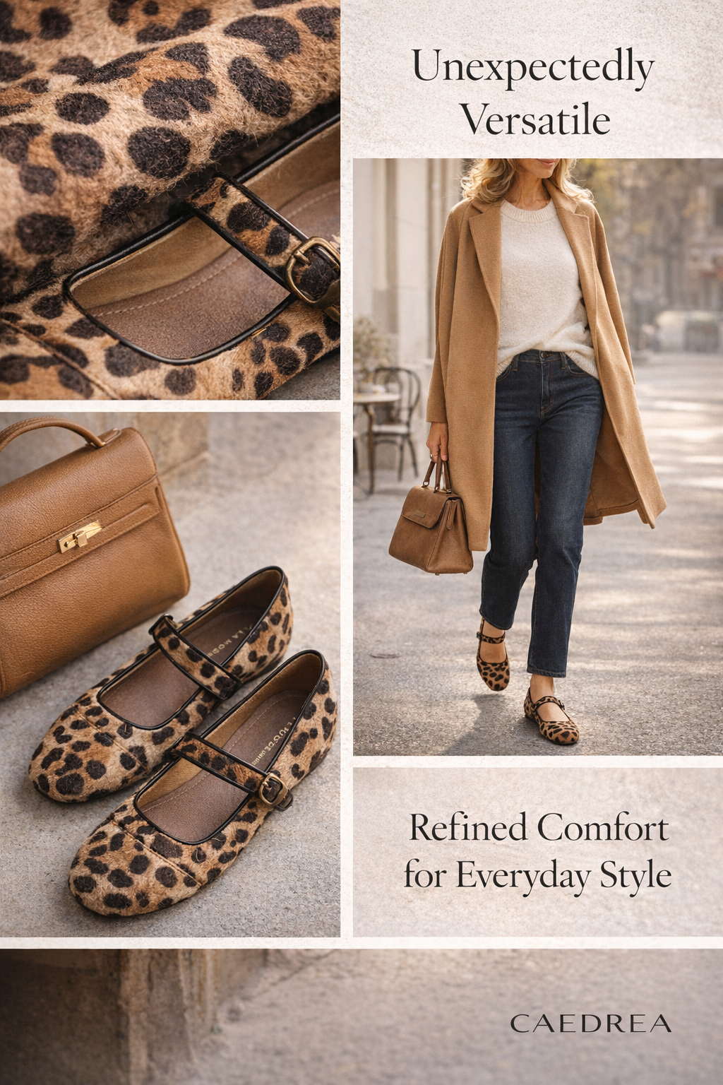 Leopard Mary Jane Flats — Timeless Comfort with Refined Character