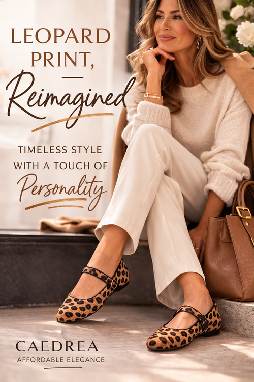 Leopard Mary Jane Flats — Timeless Comfort with Refined Character