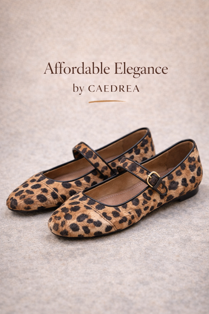 Leopard Mary Jane Flats — Timeless Comfort with Refined Character