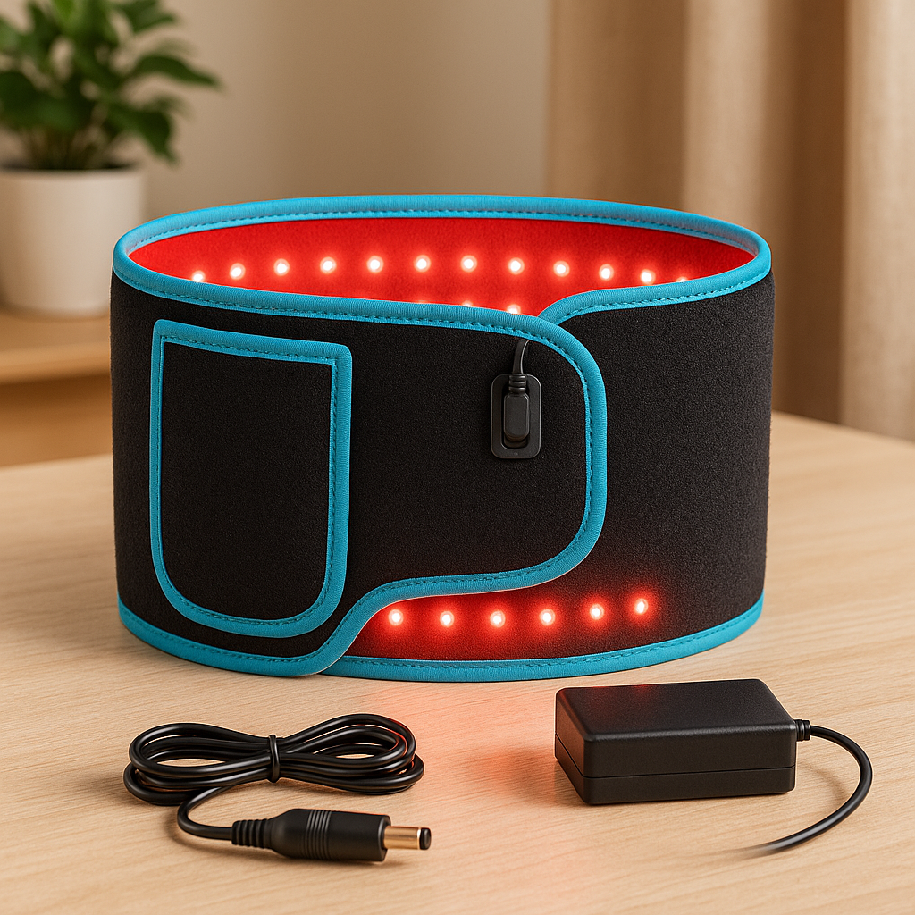 Red Light Therapy Belt | Dual Spectrum Massage & Timer