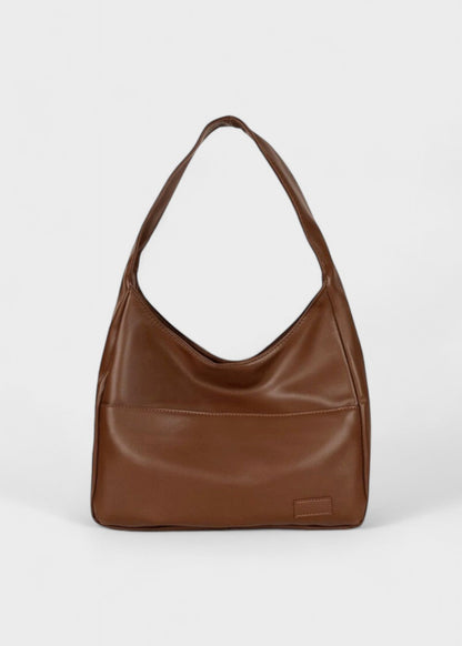 Midnight Shoulder Bag| Minimalist Vegan Leather Tote