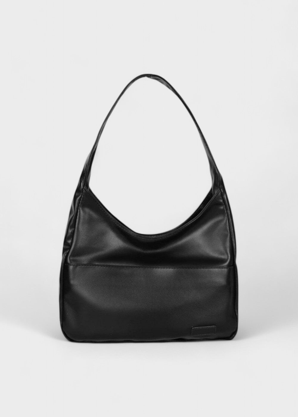 Midnight Shoulder Bag| Minimalist Vegan Leather Tote