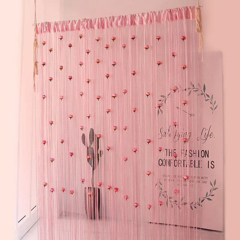 Perle™ - Rose Thread Door Curtain