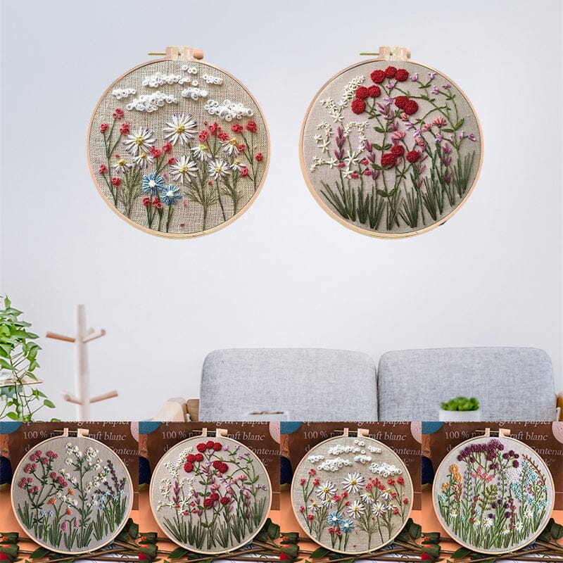 LAfleur™ - Floral embroidery kit for creative hobbies