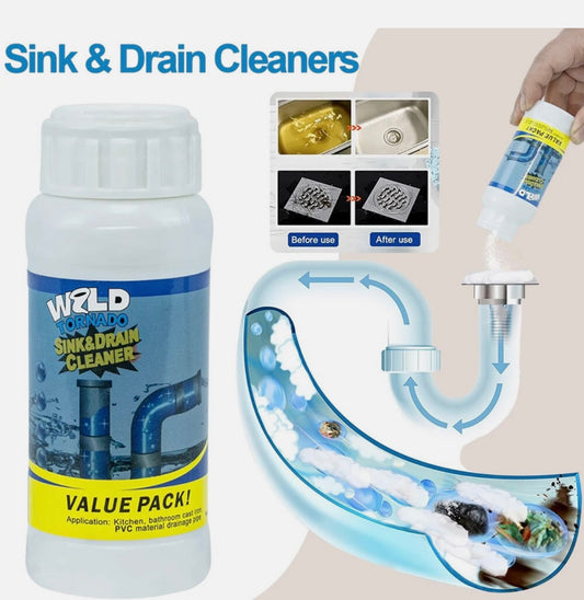 1+1 FREE I Wild Tornado – Drain, Toilet, and Drain Unblocker