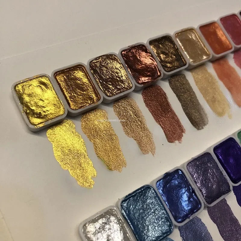 Pearlescent watercolor – Intense brilliance and radiant shades