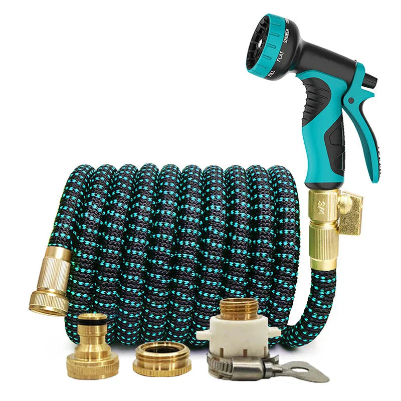 MicroHose™ Expandable Water Hose with Thumb Spray Nozzle