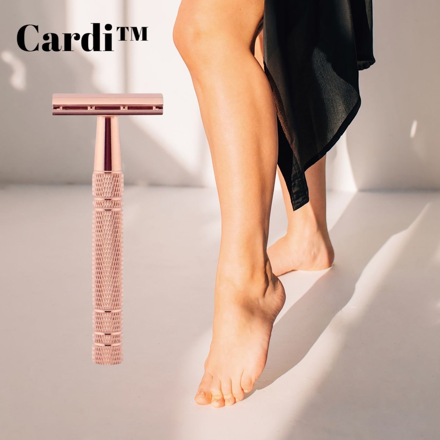 Cardi™ Safety Razor + Free 10 Premium Blades