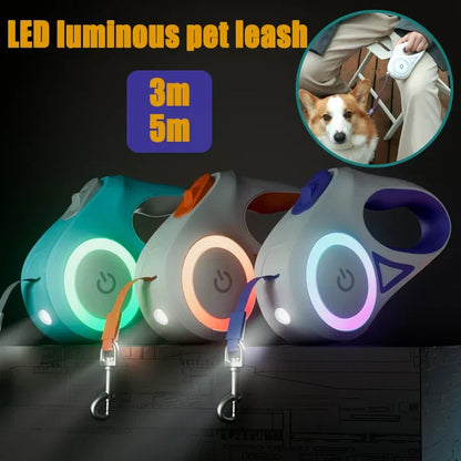 LuxPaw™ - Light Retractable Pet Leash