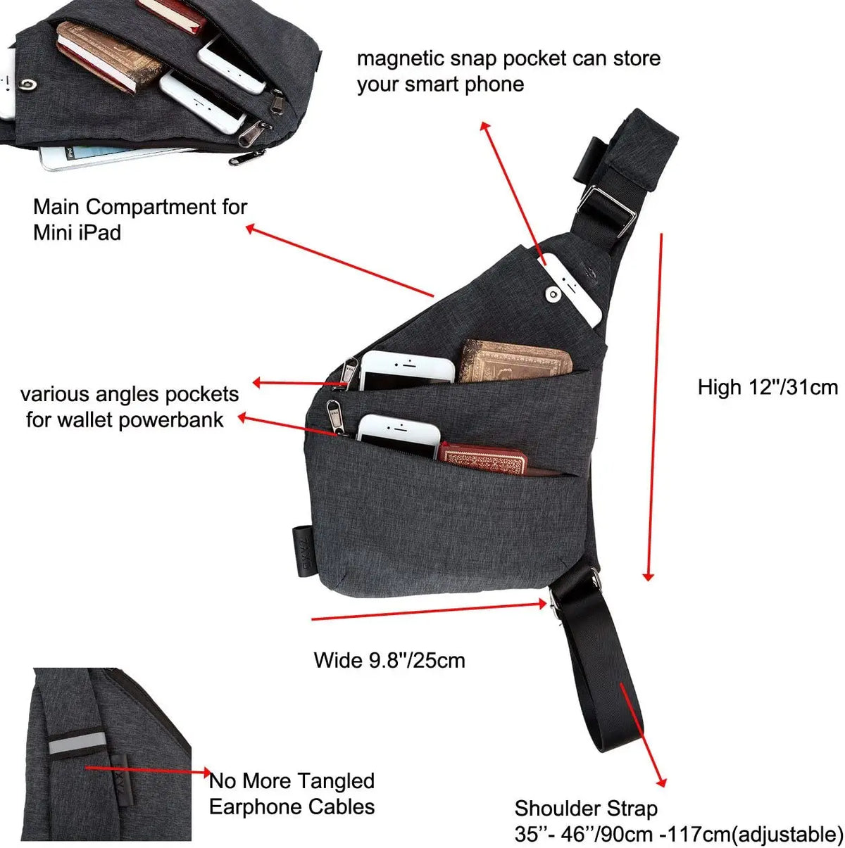 Tresom TreSom™ - Anti-Theft Travel Bag – Caedrea