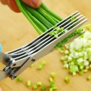 FineFive™ - Leaf kitchen salad scissors