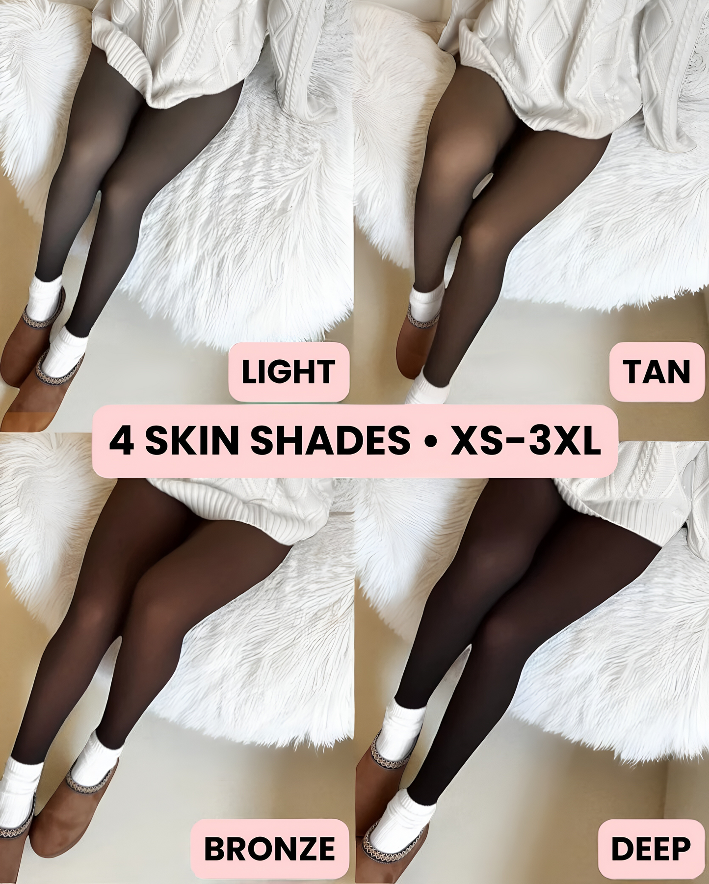 Caedreafleece - The Original Illusion Fleece-Lined Leggings