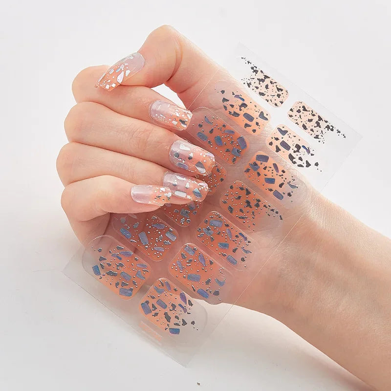 Nail art Stickers - 3D Art Nail Polished Sticker Cover