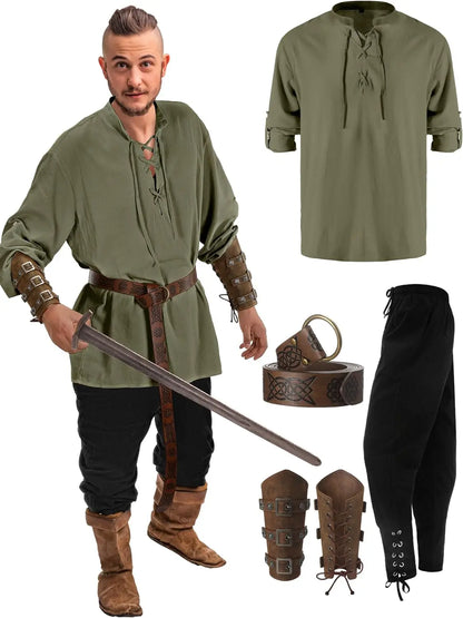 Renaissance Pirate Costume Set