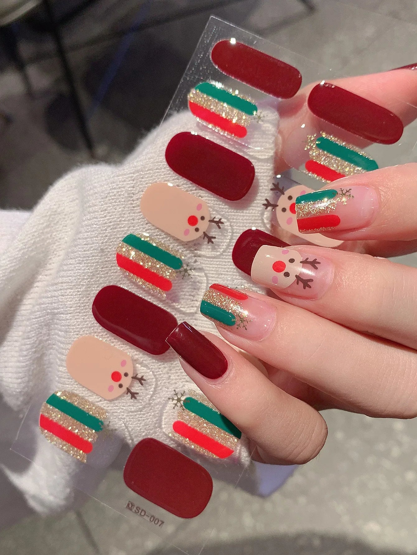 Nail art Stickers - 3D Art Nail Polished Sticker Cover