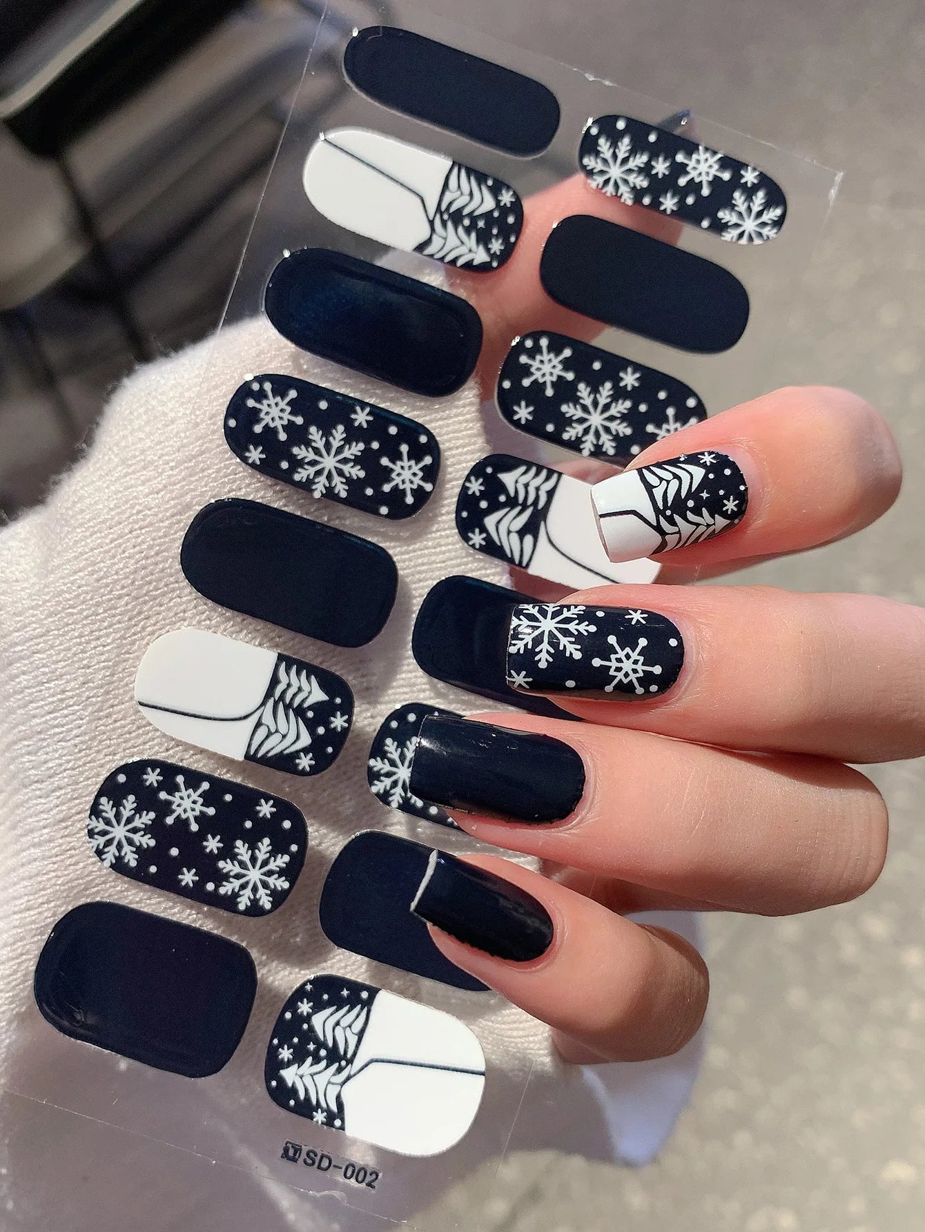 Nail art Stickers - 3D Art Nail Polished Sticker Cover