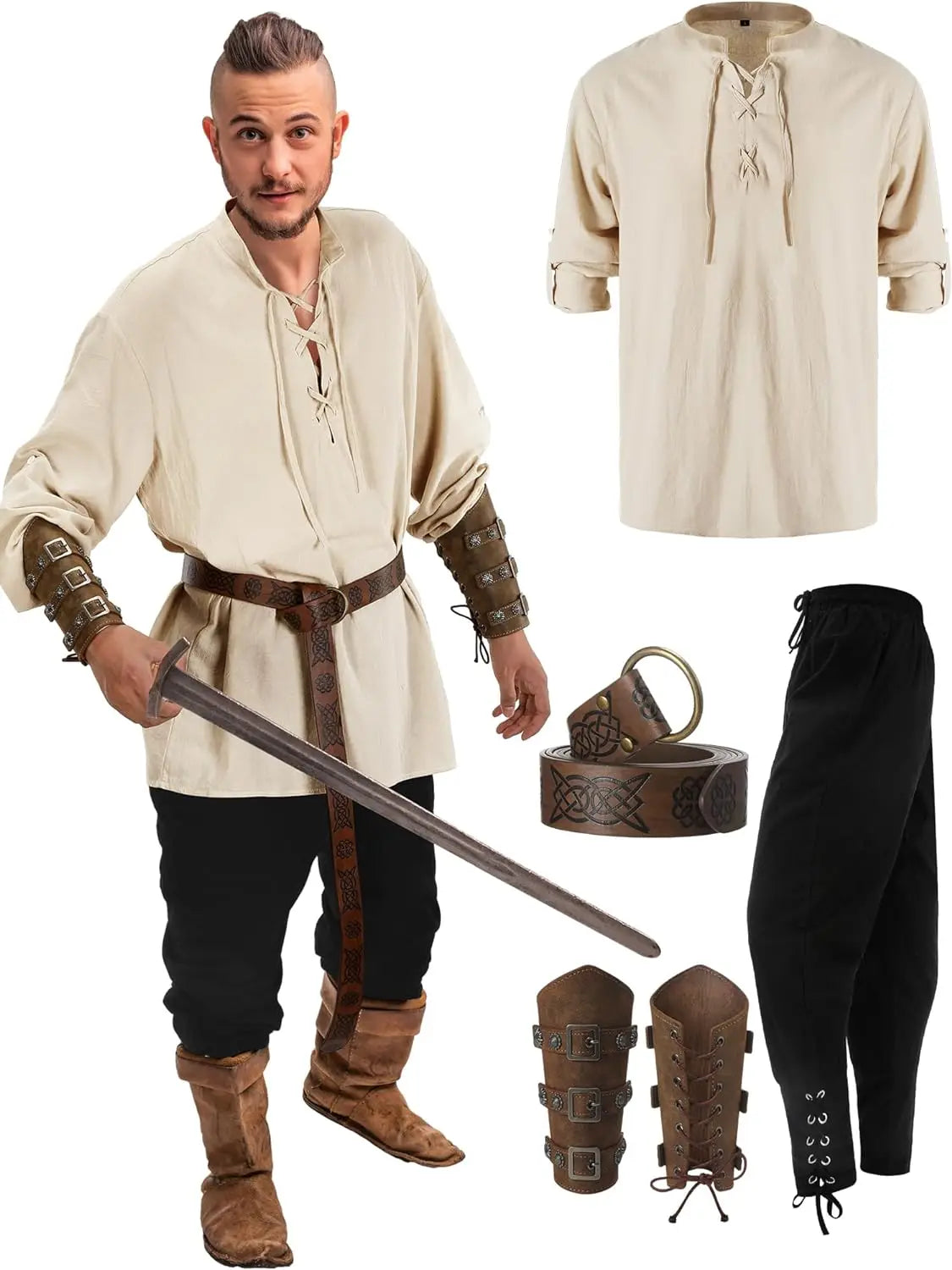 Renaissance Pirate Costume Set