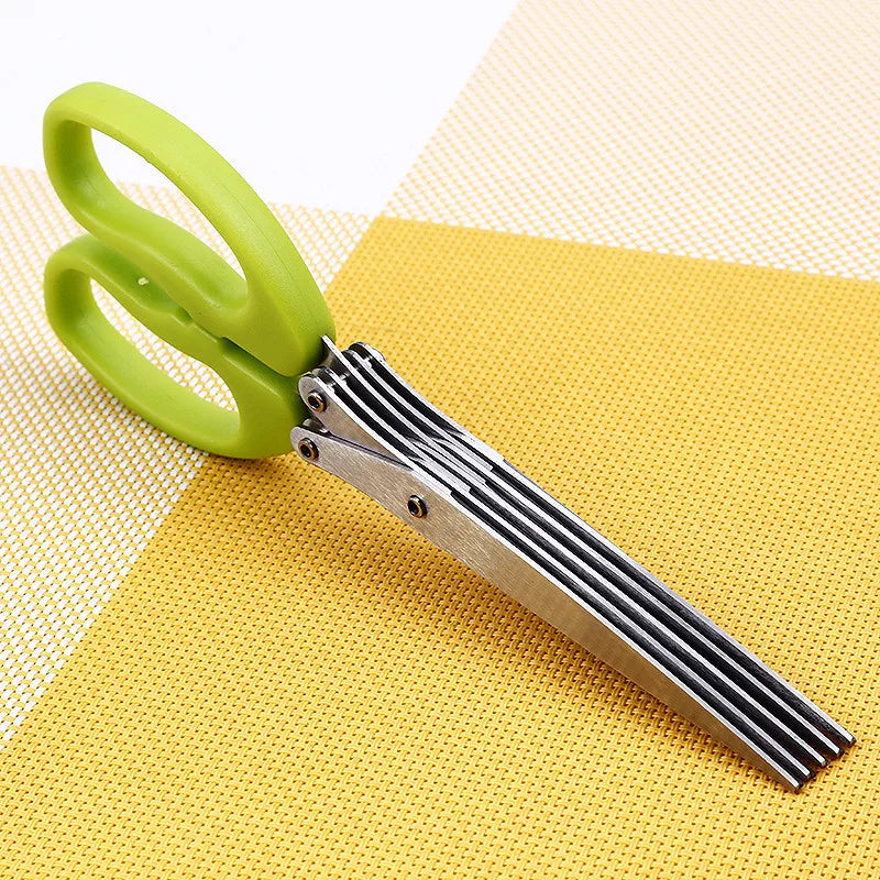 FineFive™ - Leaf kitchen salad scissors