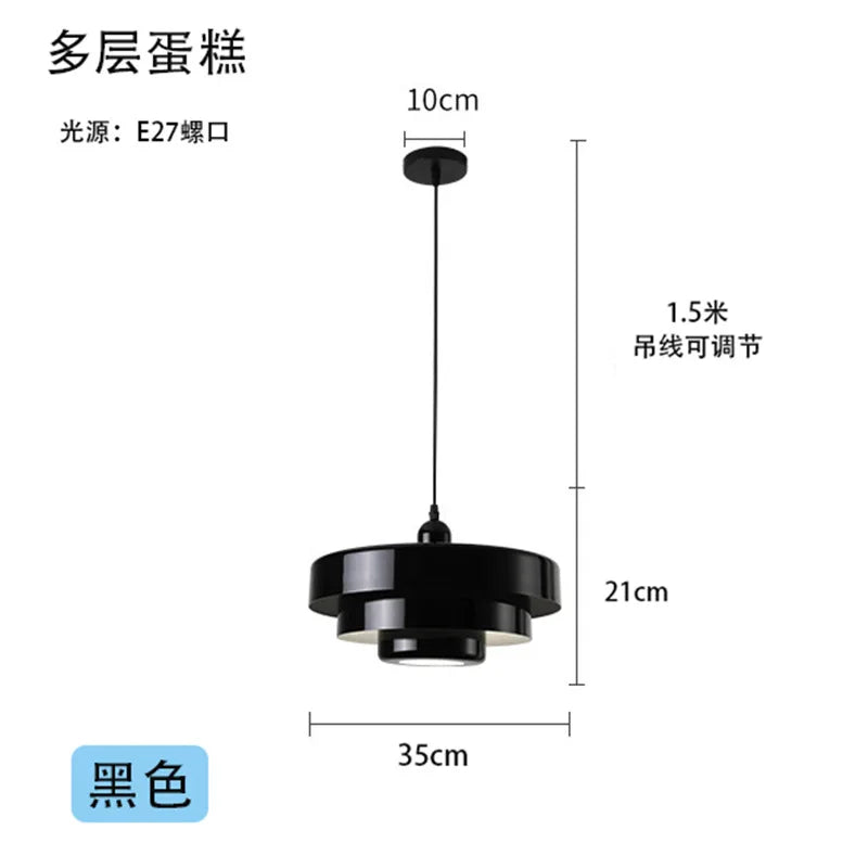 LED Ceiling Chandelier Orange Pendant Lamp