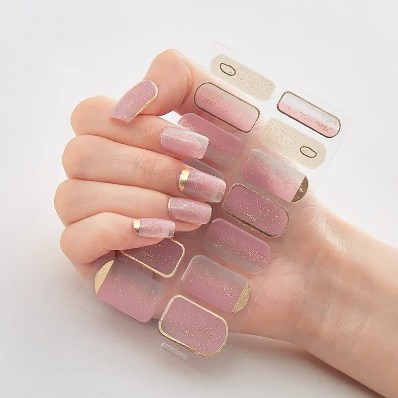 Nail art Stickers - 3D Art Nail Polished Sticker Cover