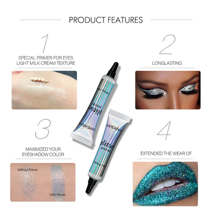 Special Primer for Eyes Make Up Brighten Cream Makeup Glitter Long Lasting Eyeshadow Color Maquiagem Base Cosmetics Glue for Lip