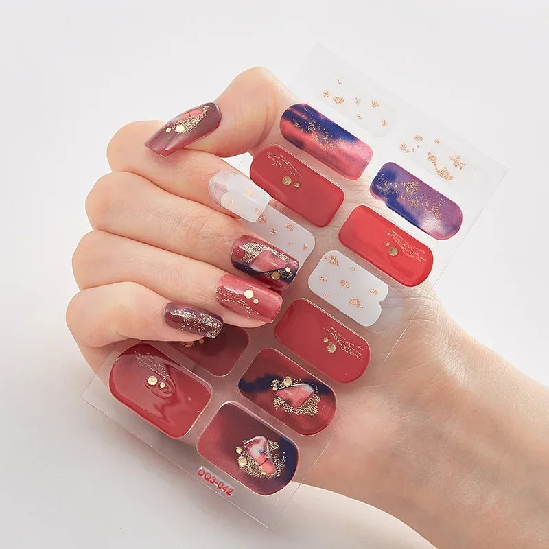 Nail art Stickers - 3D Art Nail Polished Sticker Cover