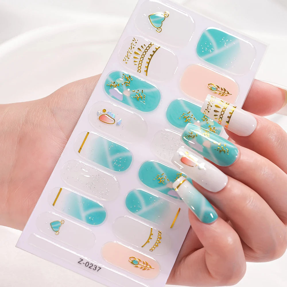 StickaGel™ - 3D Nail Sticker Art Polished Cover