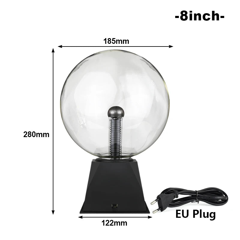 LED Magic Plasma Ball Night Light Lamp