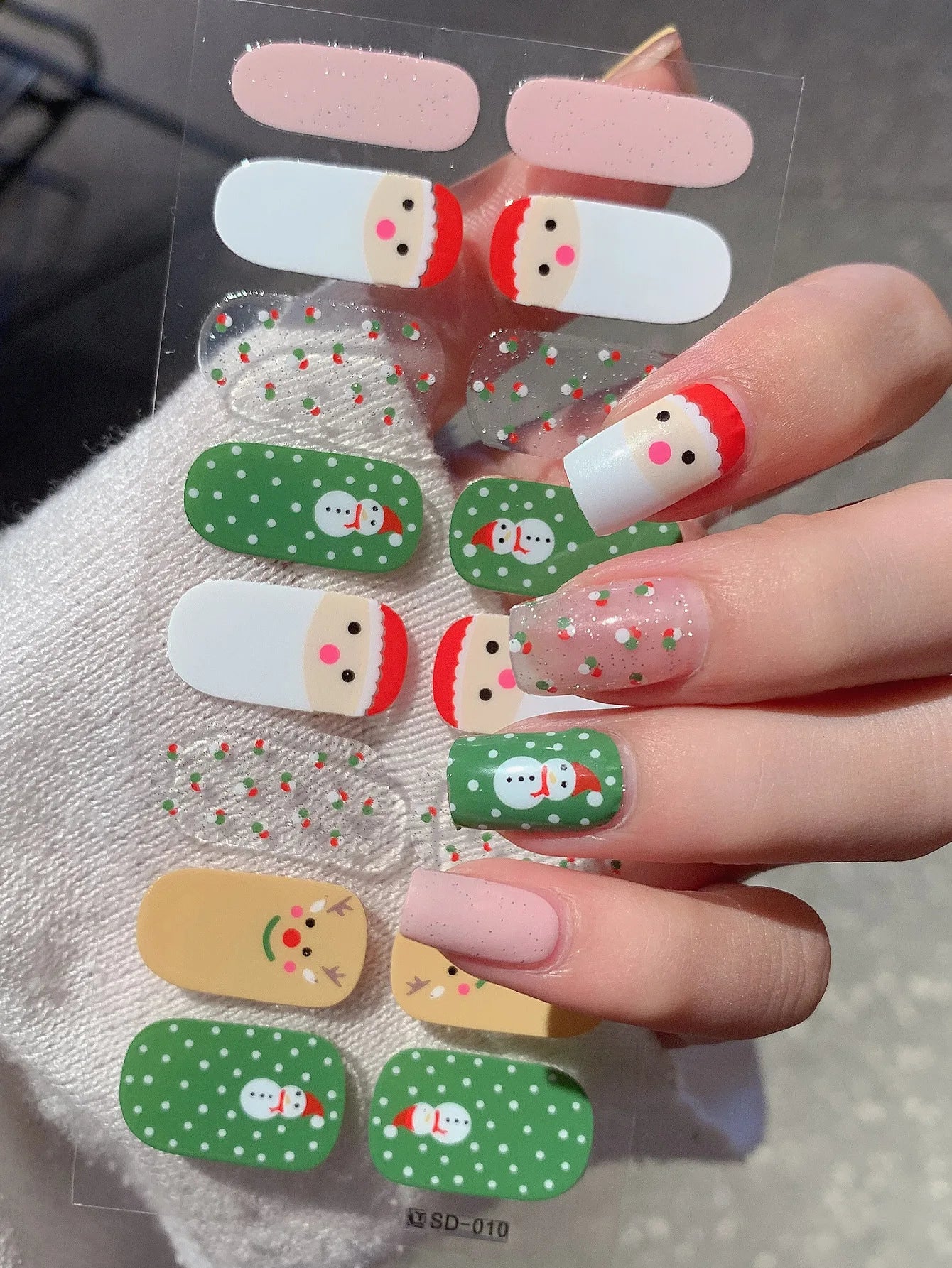 Nail art Stickers - 3D Art Nail Polished Sticker Cover