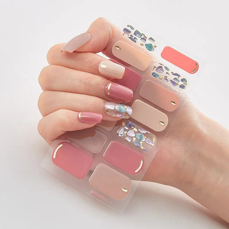 Nail art Stickers - 3D Art Nail Polished Sticker Cover