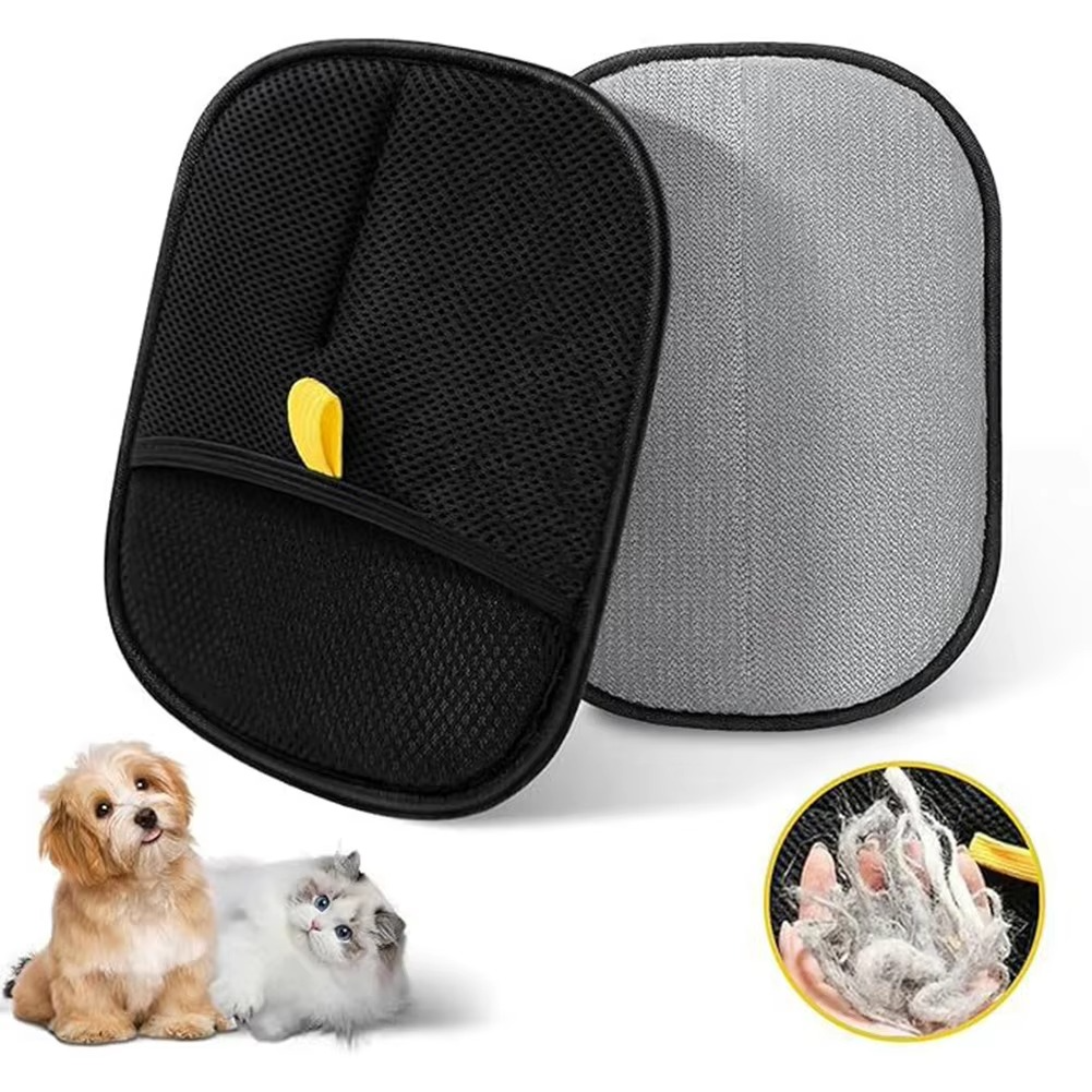 1+1 FREE | GroomPet™ 2-in-1 Pet Hair & Lint Remover Grooming Glove