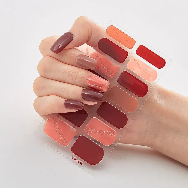 Nail art Stickers - 3D Art Nail Polished Sticker Cover