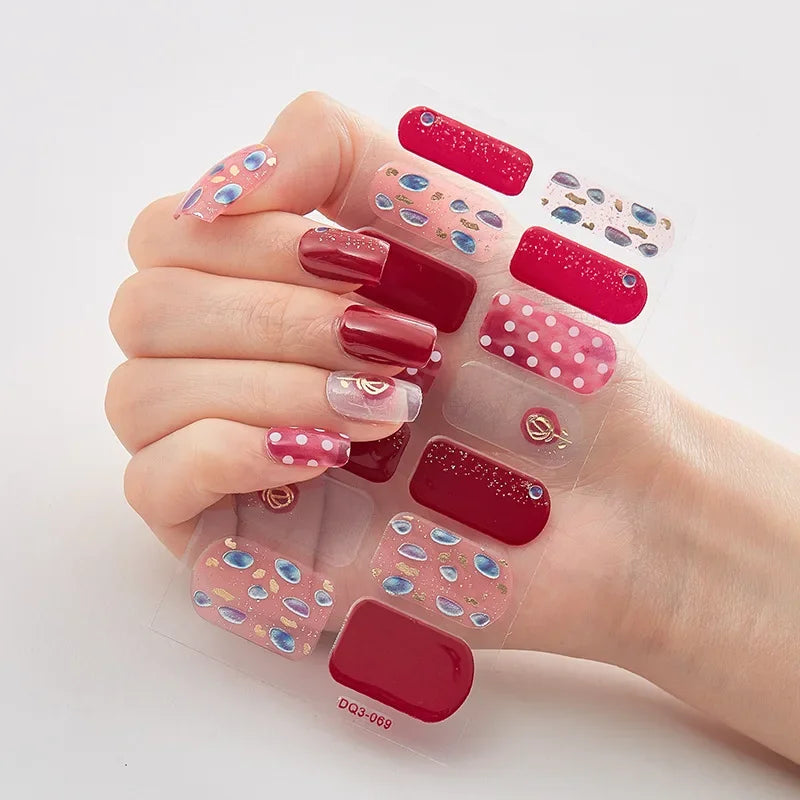 Nail art Stickers - 3D Art Nail Polished Sticker Cover