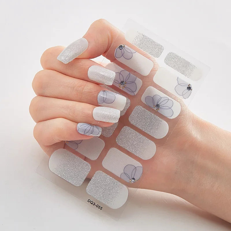 Nail art Stickers - 3D Art Nail Polished Sticker Cover