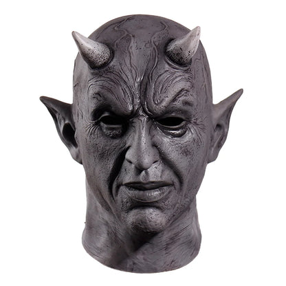 Black Demon Horn Mask