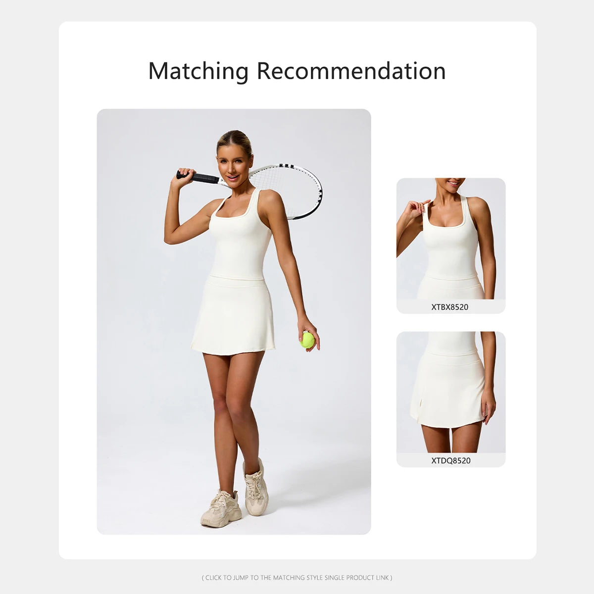 2Pcs Sports Skirt Woman Set High Waist Yoga Set