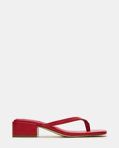 Lava Luxe™ Bold Red Heeled Slide
