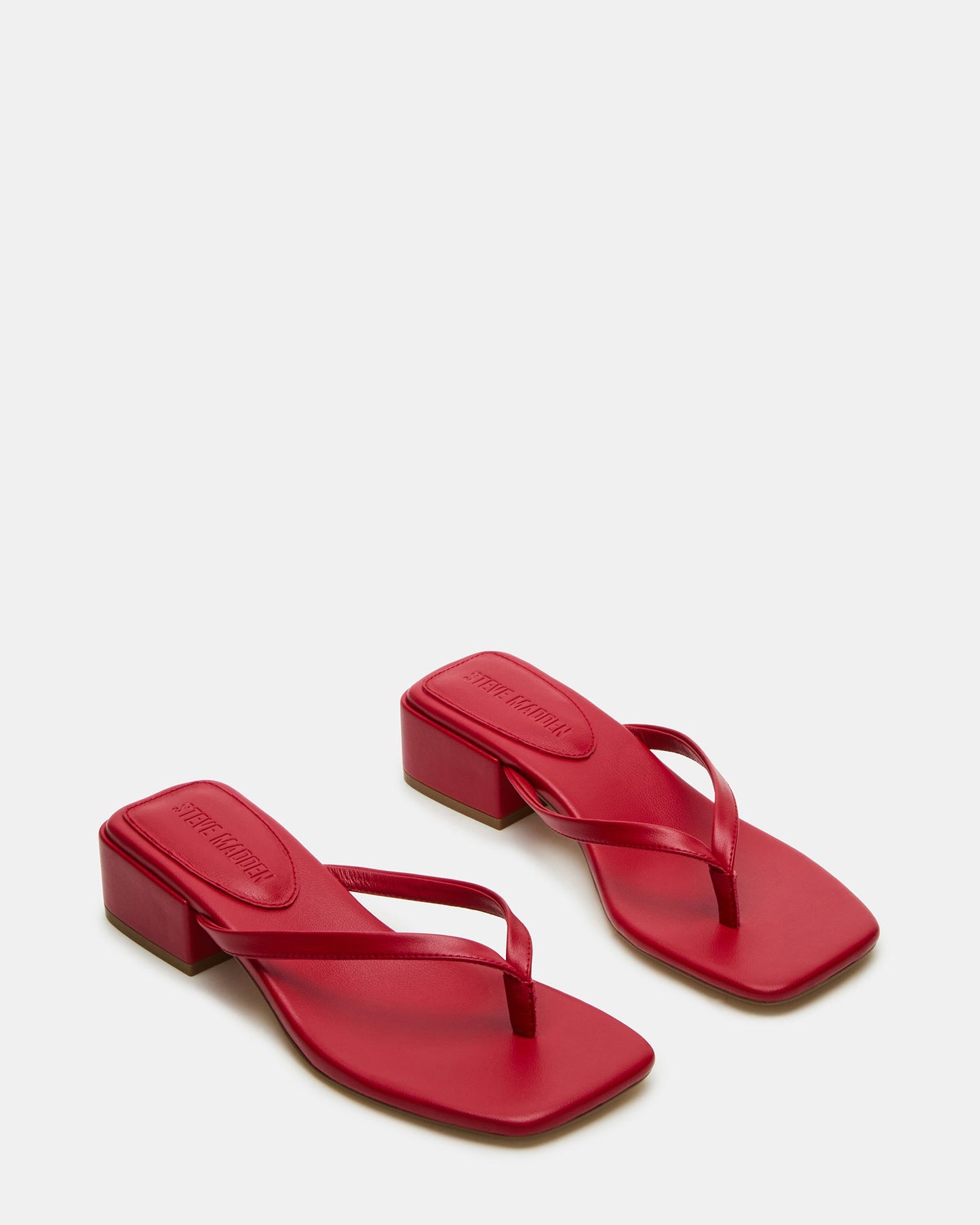 Lava Luxe™ Bold Red Heeled Slide