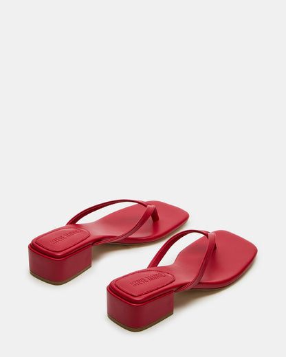 Lava Luxe™ Bold Red Heeled Slide
