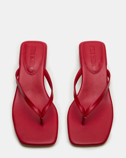 Lava Luxe™ Bold Red Heeled Slide