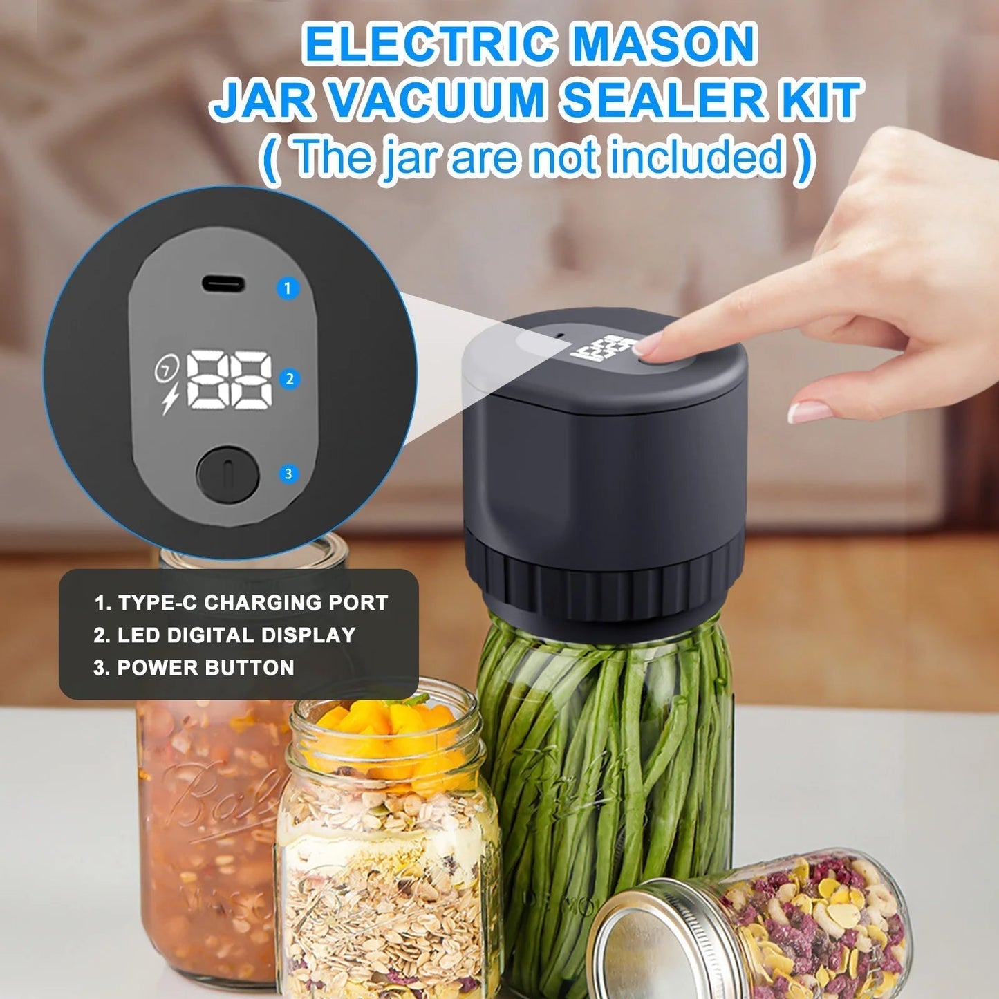 JarVac™ - Vacuum Jar Sealer (50% OFF!)