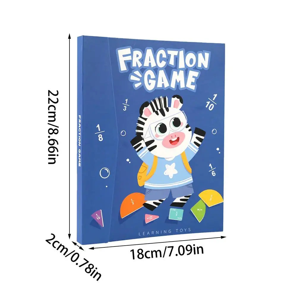Math Magnetic Tiles Toys - Fractions & Percentages