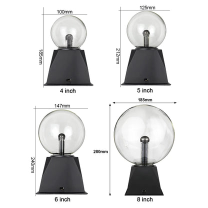 LED Magic Plasma Ball Night Light Lamp