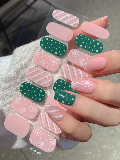 Nail art Stickers - 3D Art Nail Polished Sticker Cover