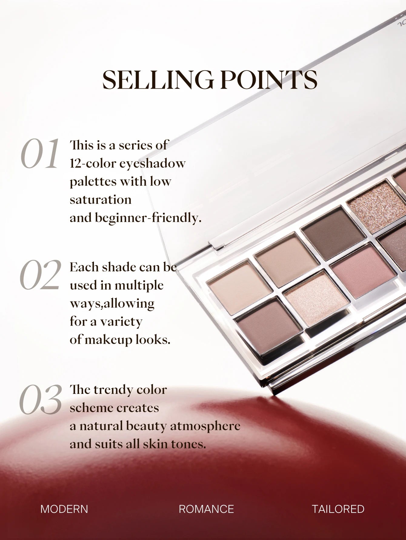 12 Shades Eyeshadow Palette