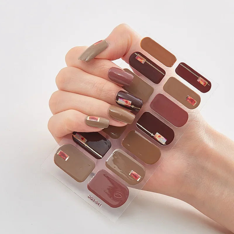 Nail art Stickers - 3D Art Nail Polished Sticker Cover