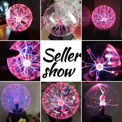 LED Magic Plasma Ball Night Light Lamp