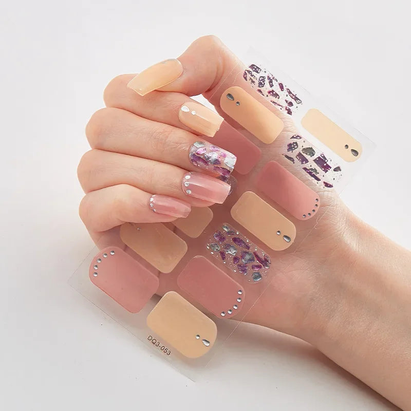 Nail art Stickers - 3D Art Nail Polished Sticker Cover
