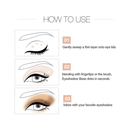 Special Primer for Eyes Make Up Brighten Cream Makeup Glitter Long Lasting Eyeshadow Color Maquiagem Base Cosmetics Glue for Lip